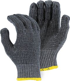 Majestic 3829G Heavyweight Cotton/Poly String Knit With Pvc Dots, Size Large