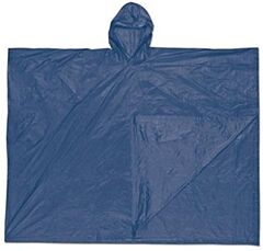 Mcr Safety 043 Poncho, Schooner Blue .10 Mm Pvc