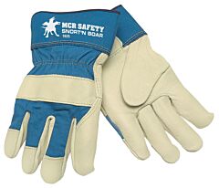 Mcr Safety 1925Xl Gloves, Snort-N-Boar Grain Pigskin Leather Palm, Size X-Large, Pack Of 12 Pairs