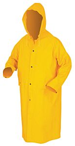 Mcr Safety 200Cs Classic, .35Mm, Pvc/Poly, 49" Coat, Yellow, 1/Each