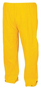 Mcr Safety 200Pwxl Classic, .35Mm, Pvc/Poly, Elastic Pant, Yellow, 1/Each