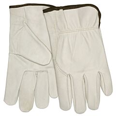Mcr Safety 3214L Gloves, Select Grade Grain Driver Wing Thumb, Cotton Hem, Size Large, Pack Of 12 Pairs