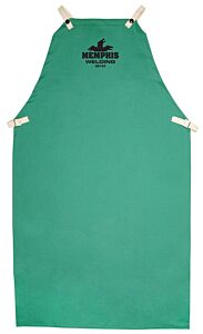 Mcr Safety 39142 F/R Fabric Welding 42" Bib Apron, 1/Each
