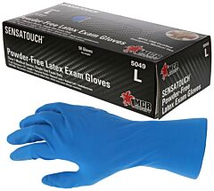 Mcr Safety 5049Xl Gloves, "Med+Tech", Medical Grade, 11 Mil, 12", High Risk Blue, Nfpa Certified, Powder Free, 1/Case