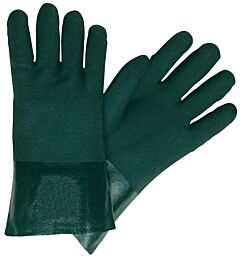 Mcr Safety 6422 Pvc Coated Work Gloves, 12" Length, Soft Jersey Lining, Size Large, 1/Pack