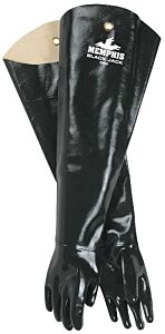 Mcr Safety 6950 Gloves, "Black Jack", Shoulder Length Multi-Dipped Neoprene