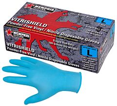 Mcr Safety 7010M Gloves "Vitrishield", Industrial/Food Service Grade, Powder Free, 4 Mil, Size Medium