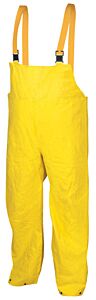 Mcr Safety 800Bfxl Concord, .35Mm, Neoprene/Nylon, Bib Overall, No Fly, Yellow, Size X-Large