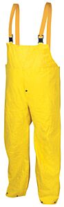 Mcr Safety 800Bpx2 Concord, .35Mm, Neoprene/Nylon, Bib Overall, W/Fly, Yellow, Size 2X-Large