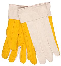 Mcr Safety 8516S Golden Chore Quilted Palm Canvas Back Canvas Safety Cuff