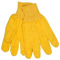 Mcr Safety 8526C Golden Chore Quilted Palm & Back Heavy Weight Gold Knit Wrist