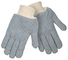 Mcr Safety 9420Km Gloves, Standard Weight, 22 Oz, Knit Wrist, Gray, Size Large, Pack Of 12 Pairs