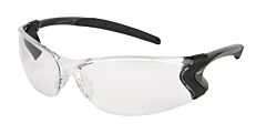 Mcr Safety Bd110Pf Backdraft Safety Glasses Black Frame/Clear Lens Max6 Coating