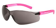 Mcr Safety Bk222 Crews Bearkat Safety Glasses, Pink Temple/Gray Lens