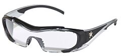 Mcr Safety Hl110Af Safety Glasses, Black Frame, Clear Anti-Fog Lens