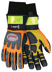 Mcr Safety Hv200 Force Flex Multi-Task Gloves Large Orange Mesh