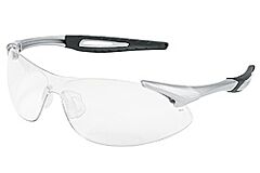 Mcr Safety Ia120Af Inertia Safety Glasses, Silver Frame, Clear Anti - Fog Lens