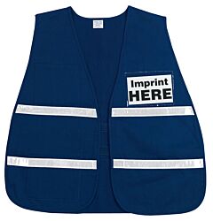 Mcr Safety Icv203 Incident Command Vest Medium Blue