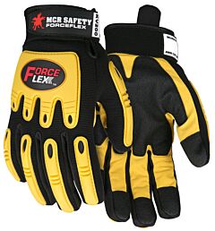 Mcr Safety Kv200 Force Flex Kevlar Lined Multi-Task Gloves X-Large Black