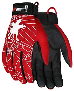 Mcr Safety Mr100Xl Memphis Multitask Gloves Leather X-Large Red