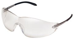 Mcr Safety S2119 Safety Glasses, Metal Temples W/Non-Slip Grips, Wrap-Around Indoor/Outdoor Clear Mirror