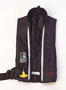Stearns 1470Blk-00-000 Ultra 4000 Inflatable Vest Nylon Universal Black