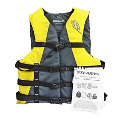 Stearns 2000006940 Adult Watersport Oversize Yellow Life Jacket