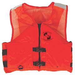 Stearns I424Org-05-000 Work Zone Gear Flotation Vest, Orange, Size X-Large