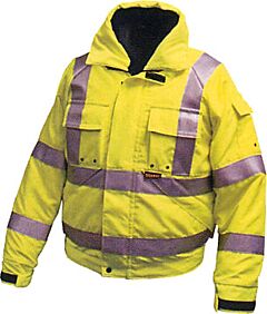 Stearns 3000002949 Powerboat Jacket Ansi Class 2 Flourescent Green, Size 3X-Large