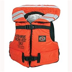 Stearns I222Org-00-000 Work Master Flotation Vest Nylon, Orange, Universal Size