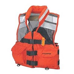 Stearns I426Org-04-000 Sar Fishing Vest Nylon & Mesh, Orange, Size Large
