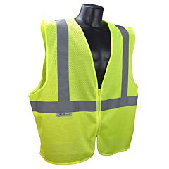 Radians Sve1-2Zgm-S/M Class 2 Green Economy Mesh Vest, Size Small/Medium
