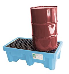 Ultratech 1212 Spill Pallet P2 Fluorinated, Light Blue, No Drain