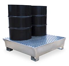 Ultratech 1182 Steel Spill Pallet, 4 Drum