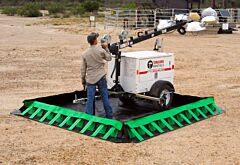 Ultratech 8682 Spill Containment Berm, Compact Model, 10' X 40' X 1', Copolymer 2000, 28 Oz.
