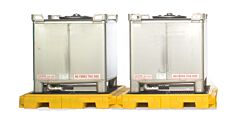 Ultratech 1125 Modular Ibc Spill Pallet, 2-Tank, Indoor Model