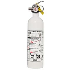 Kidde 21028230 2 Lb Bc Mariner Pwc Extinguisher W/ Metal Valve & Plastic Strap Bracket (Disposable)