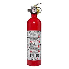 Kidde 21028232 Bc Fire Extinguisher W/ Metal Valve & Plastic Strap Bracket (Disposable)