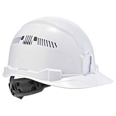 Ergodyne 60144 Skullerz 8972 Class C Hard Hat Cap Style Vented Ratchet Suspension, White