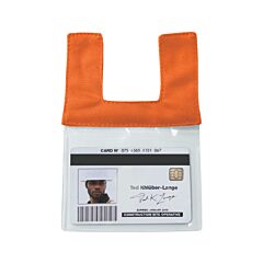 Kishigo Rtcidl Add On Retractable Clear Id Pocket, Orange, One Size