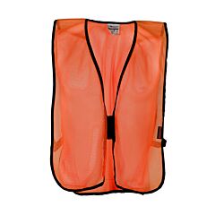 Kishigo P Series Mesh Vest, Non-Ansi, Orange, One Size