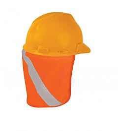 Kishigo 2809 Hard Hat Nape Protector, Orange, One Size