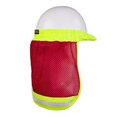 Kishigo B12 Hard Hat Sun Shield, Enhanced Visibility Accessories, Red, One Size