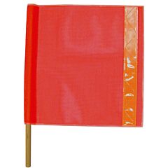 Kishigo 5988 Heavy Duty Vinyl Coated Mesh With Orange Prismatic Tape, Red, One Size
