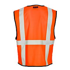 Kishigo 1192 6 Pocket Mesh Vest, Economy, Class 2, Orange, Size 2X/3X-Large