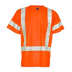 Kishigo 9119 Short Sleeve Class 3 T-Shirt, Orange, Size Large