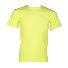 Kishigo 9126 100% Cotton T-Shirt, Short Sleeve, Non-Ansi, Lime, Size 2X-Large