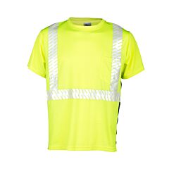 Kishigo 9114 Premium Black Series T-Shirt, Class 2, Lime/Black, Size 3X-Large