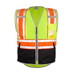 Kishigo 1543 Premium Brilliant Series Ultimate Reflective Vest, Class 2, Lime, Size 5X-Large