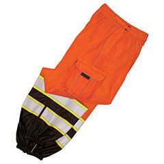 Kishigo 3119 Premium Brilliant Series Mesh Pants, Class E, Orange, Size 2X/4X-Large